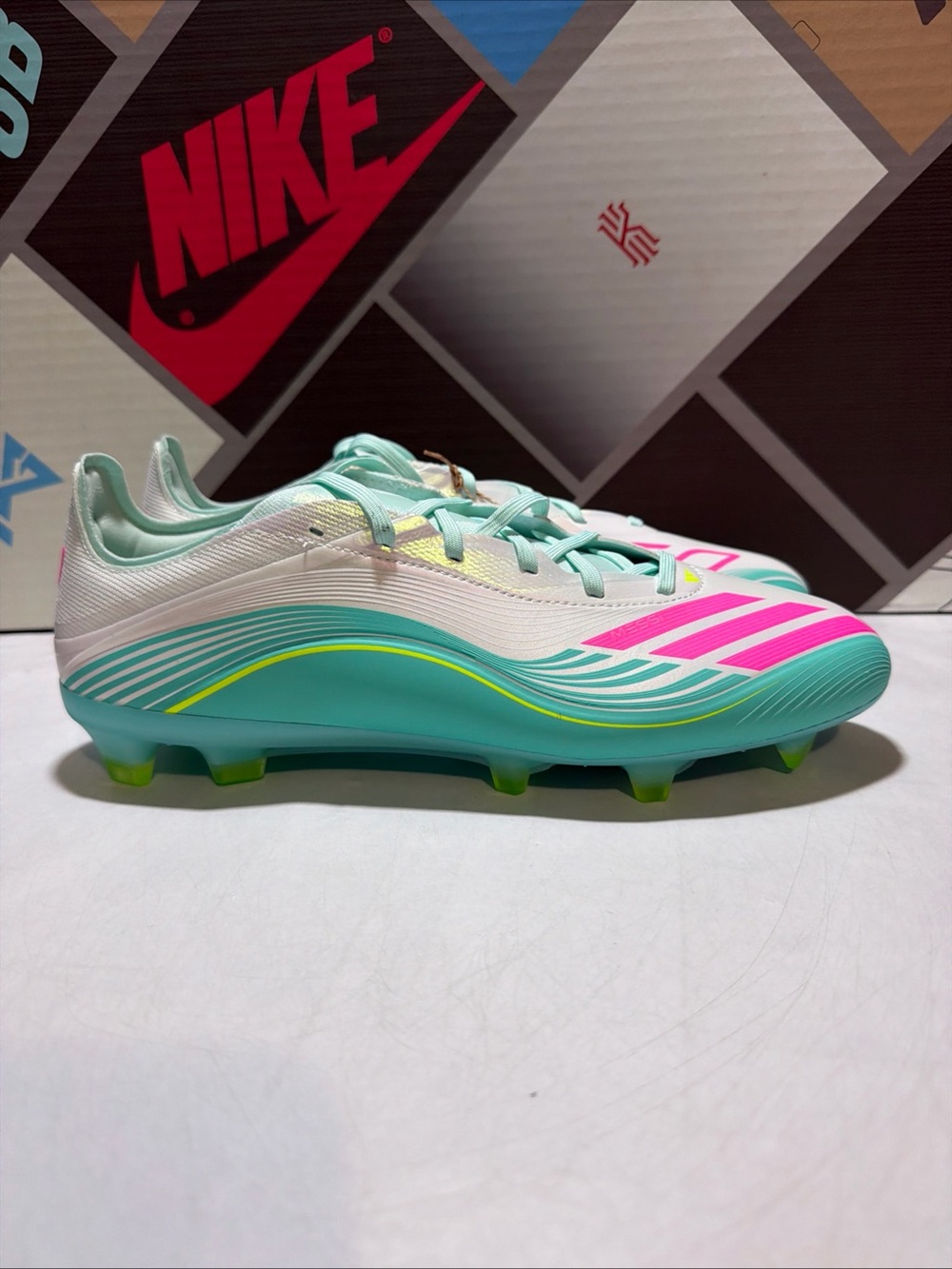 adidas F50 Messi Pro FG Firm Ground Aurora Radiante Pack JQ0932 Men’s Size 10